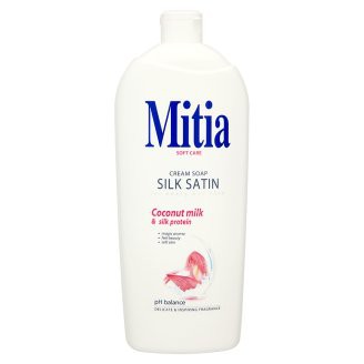 Mitia 1l tek.mýdlo Silk Satin | Toaletní mycí prostředky - Tekutá mýdla - Bez dávkovače Mitia 1l tek.mýdlo Silk Satin | Toaletní mycí prostředky - Tekutá mýdla - Bez dávkovače